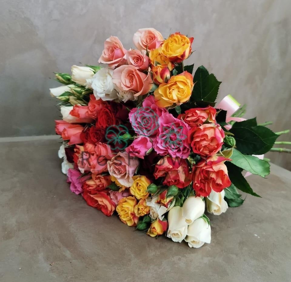 Букет цветов из: Розы в Ерёминской