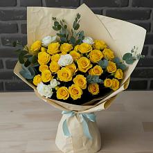 Букет цветов из:  Розы в Ерёминской