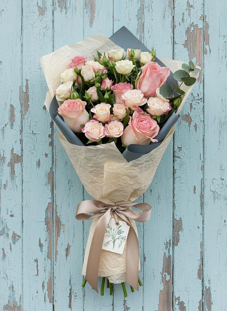 Букет цветов из: Розы в Ерёминской