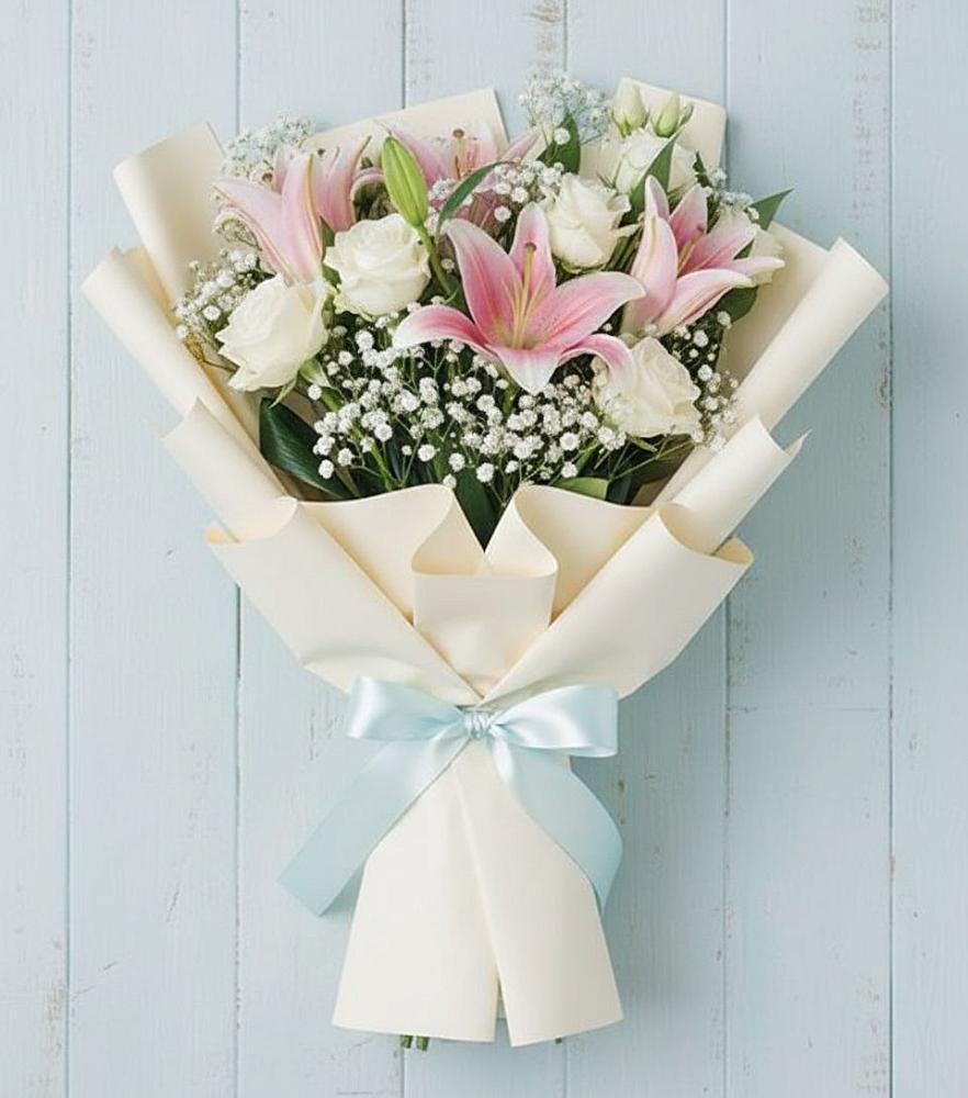 Букет цветов из: Лилии в Ерёминской