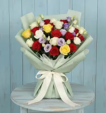 Букет цветов из:  Розы в Ерёминской