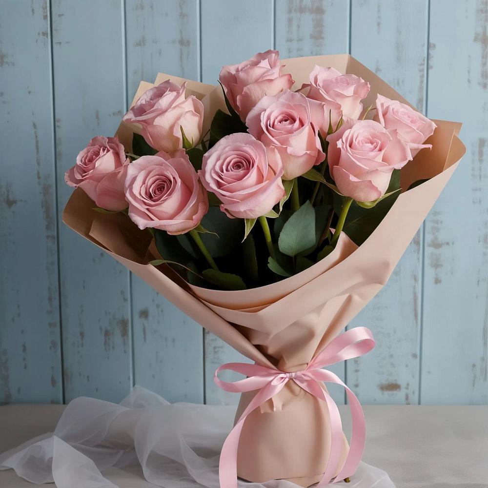 Букет цветов из: Розы в Ерёминской