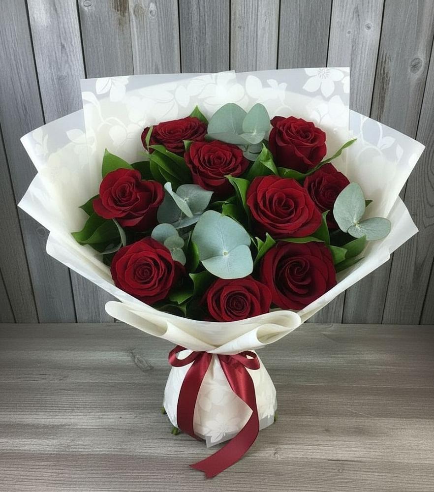 Букет цветов из: Розы в Ерёминской