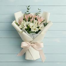 Букет цветов из:  Альстромерии в Ерёминской