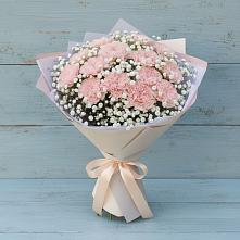 Букет цветов из:  Гвоздики в Ерёминской