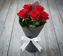 Букет 5 Красных роз Эдлесс Лав #REPLACE_PRED# Ерёминской