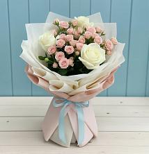 Букет цветов из:  Розы в Ерёминской