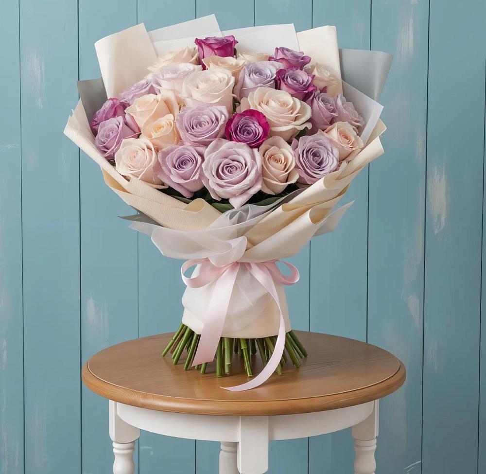 Букет цветов из: Розы в Ерёминской