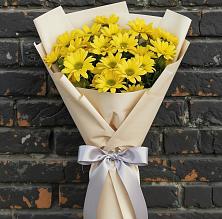 Букет цветов из:  Хризантемы #REPLACE_PRED# Ерёминской