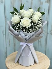 Букет цветов из:  Розы в Ерёминской