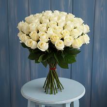 Букет 51 Белая роза Эдлесс Лав #REPLACE_PRED# Ерёминской