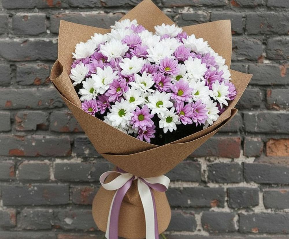 Букет цветов из: Хризантемы в Ерёминской