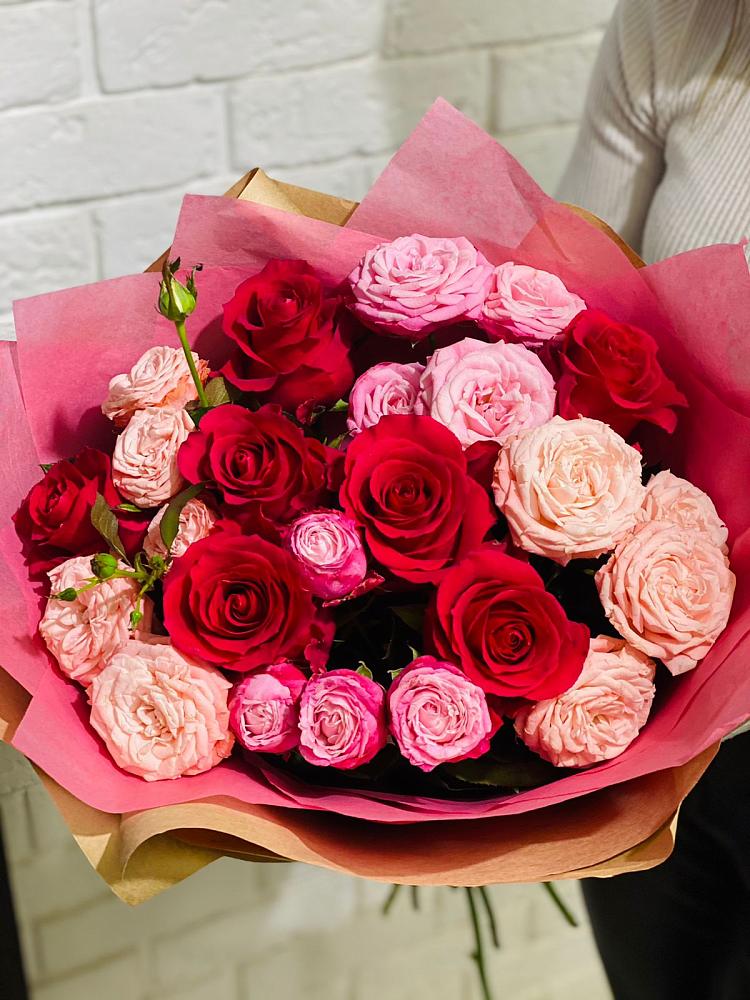 Букет цветов из: Розы в Ерёминской