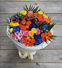 Букет цветов из:  Розы и Хризантемы в Ерёминской