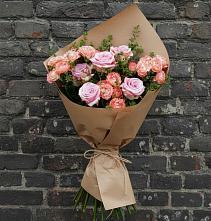 Букет цветов из:  Розы в Ерёминской