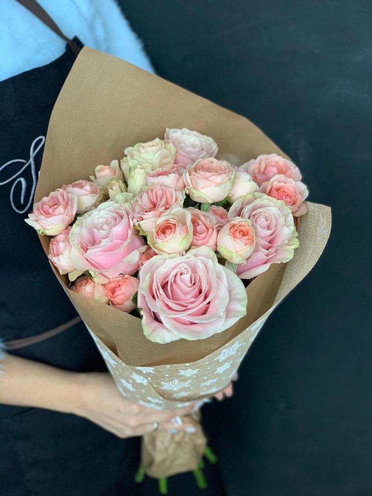 Букет цветов из: Хризантемы и Розы в Ерёминской