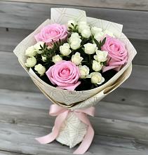 Букет цветов из:  Розы в Ерёминской