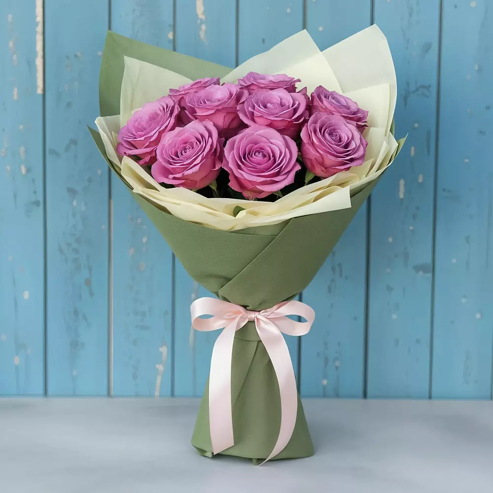 Букет Розы Фёрст Леди в Ерёминской