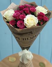 Букет цветов из:  Розы в Ерёминской