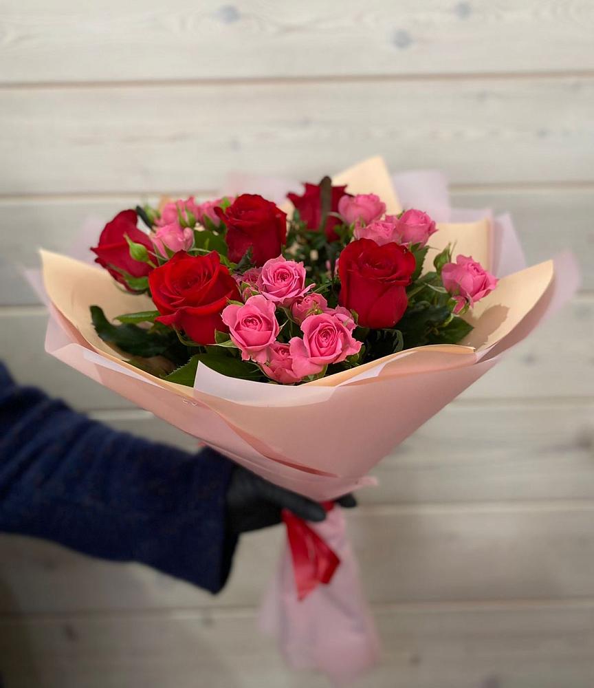 Букет цветов из: Розы в Ерёминской