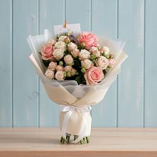 Букет цветов из:  Розы в Ерёминской