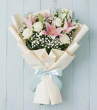 Букет цветов из:  Лилии в Ерёминской