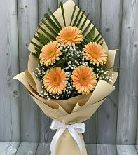 Букет цветов из:  Герберы в Ерёминской
