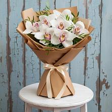 Букет цветов из:  Орхидеи и Розы в Ерёминской